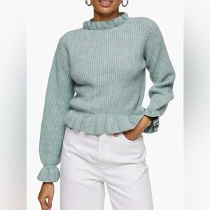 NWT Topshop Frill Sweater